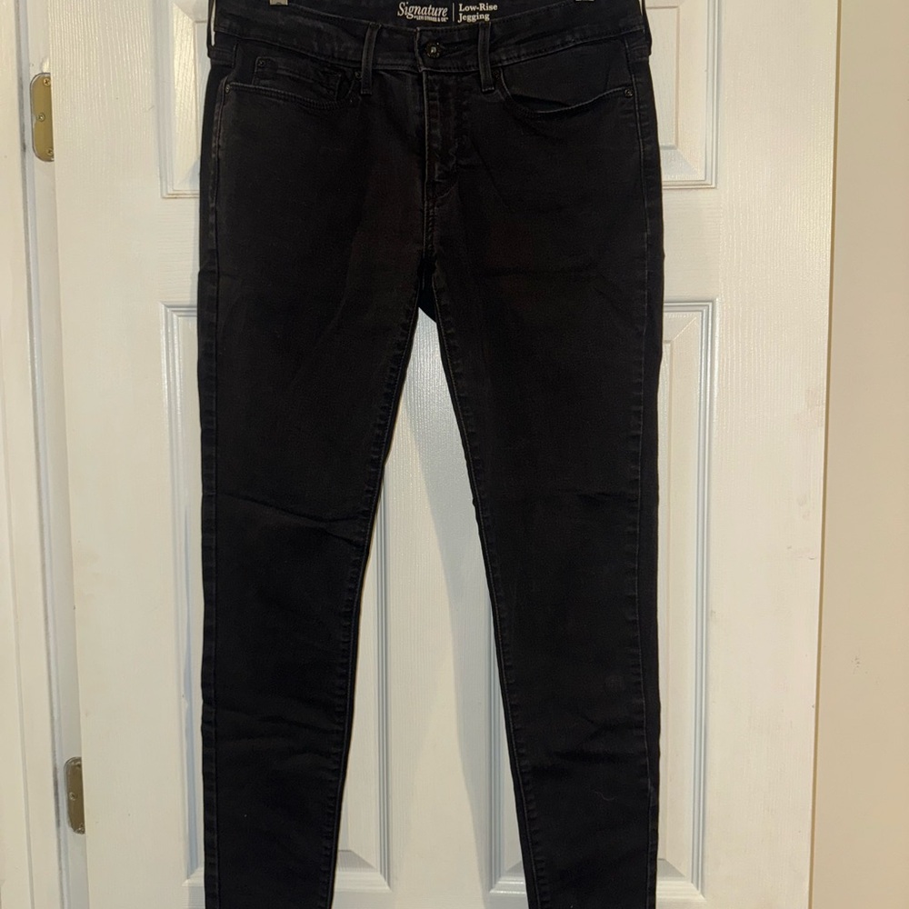 Signature Black Denim Pants